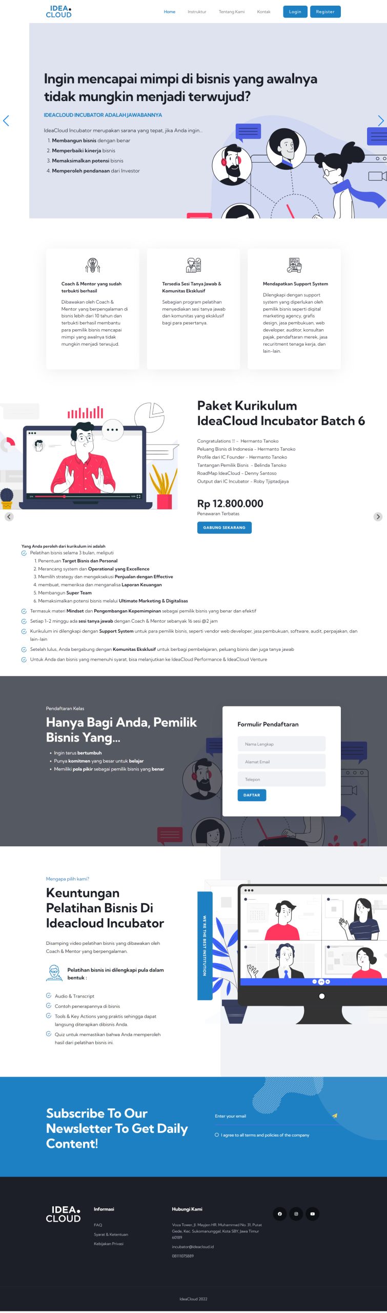 Pengembangan Website Konferensi Teknologi yang Profesional