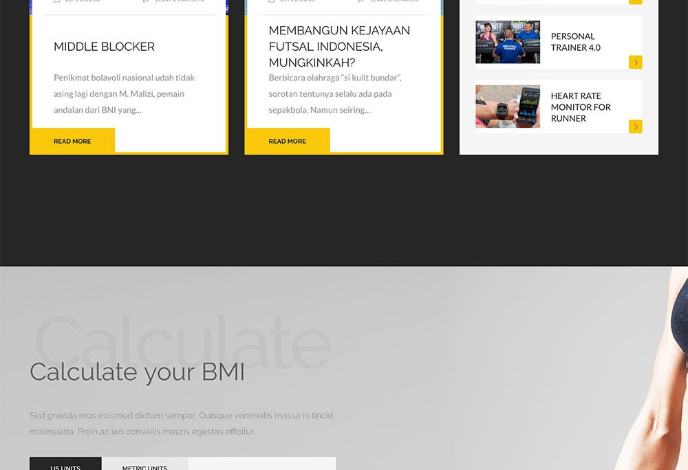 Website Profil Active Movement, Komunitas Olahraga Malang
