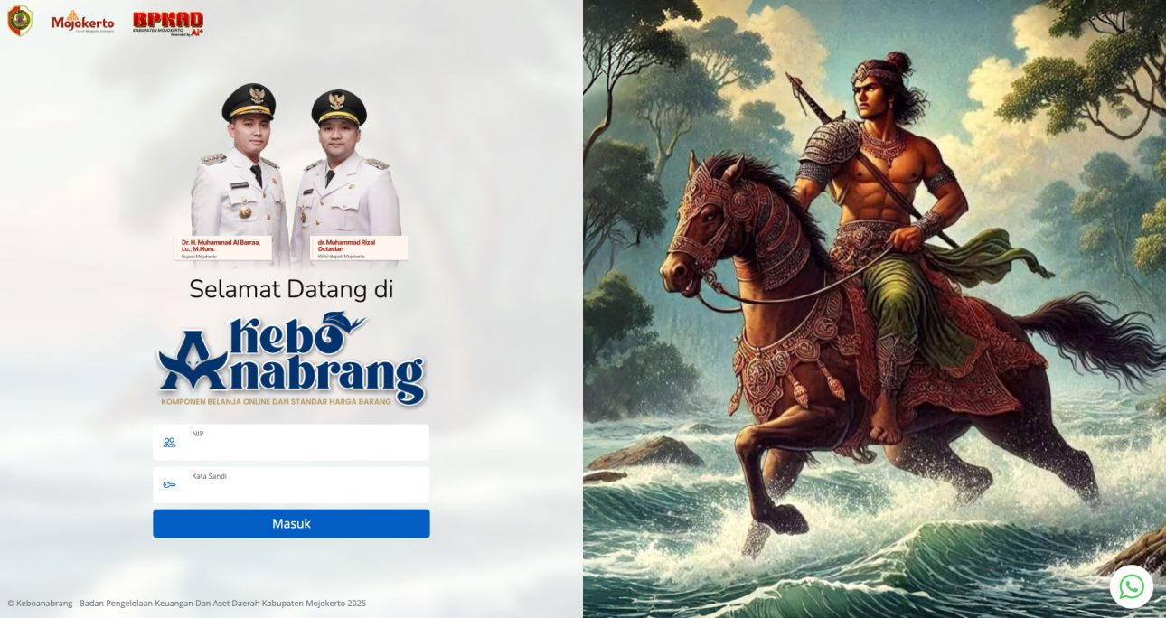 Kebo Anabrang: Monitoring Serapan Anggaran BPKAD Mojokerto