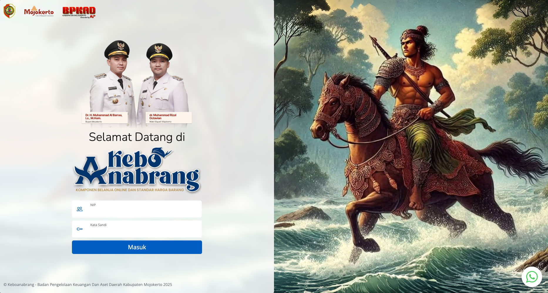 Kebo Anabrang: Monitoring Serapan Anggaran BPKAD Mojokerto